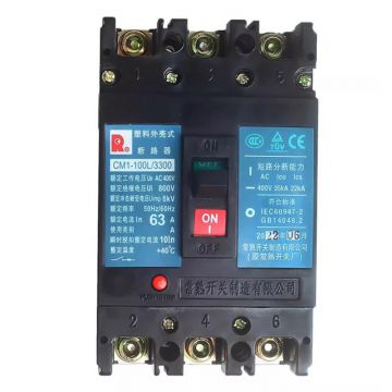 常熟CM1系列交流塑壳断路器CM1-400L/3P/4P 300-400A